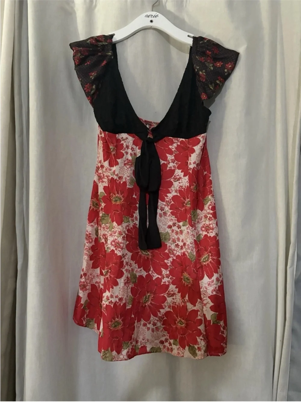 Free People Aurora Mini Dress Black size small EUC - Picture 4 of 8